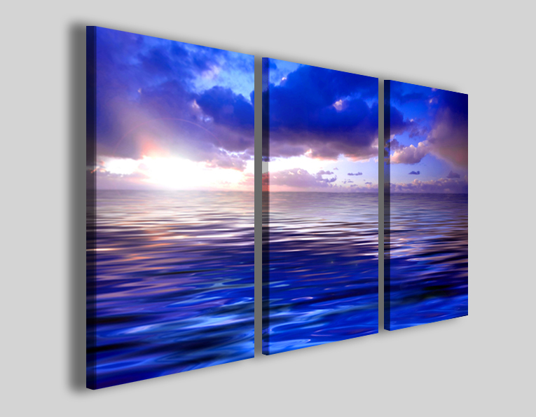 Quadri mare Blu sea stampe moderne tramonti - 30ArtGallery