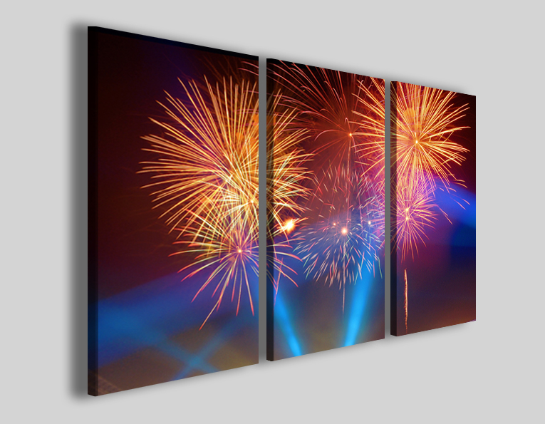 Quadri moderni Fireworks stampe su tela - 30ArtGallery